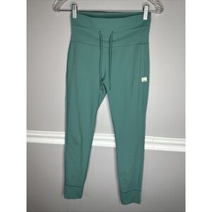 Vuori Gym Leggings Workout Drawstring Pants Green Women Sz Small